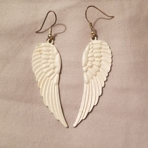 Angel wing earrings